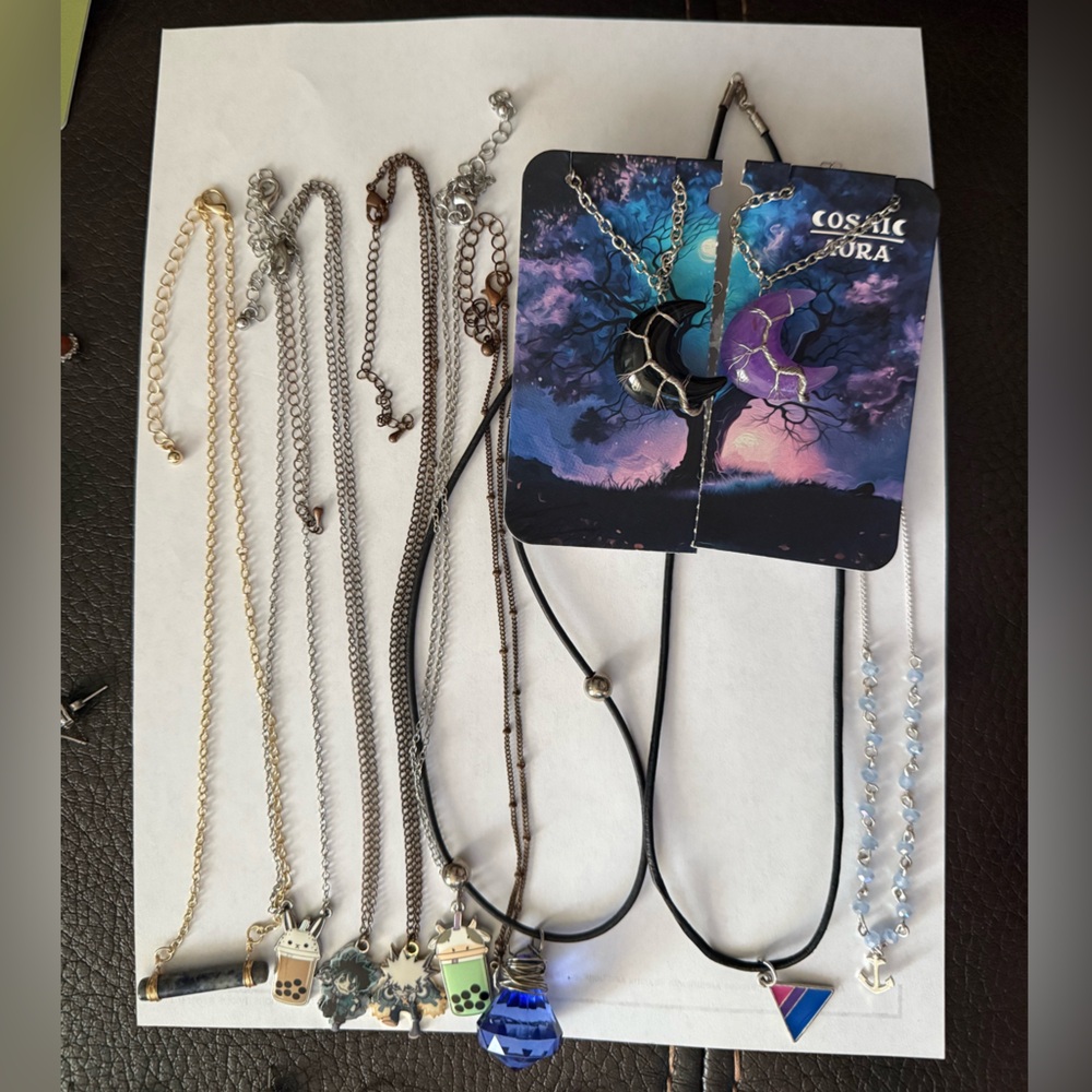 Cosmic Aura Necklace Set